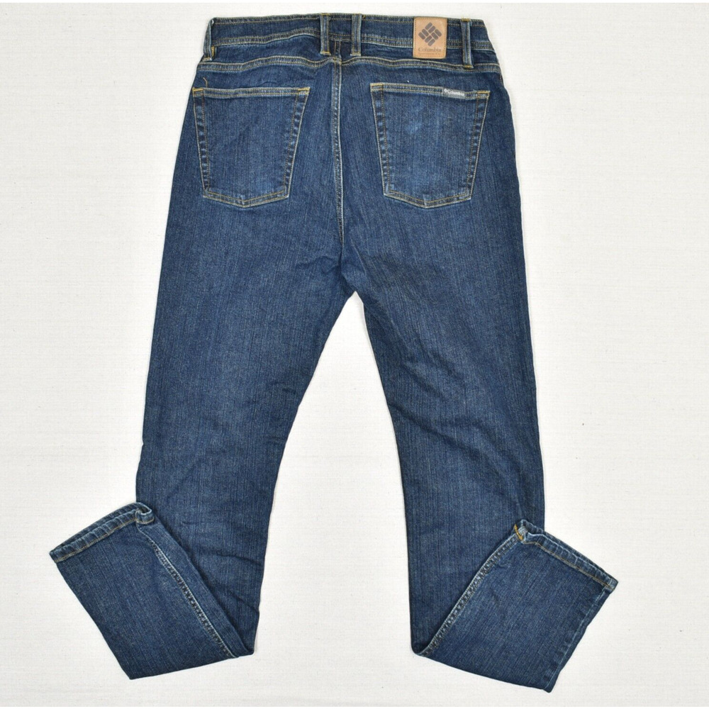 Columbia Men Cotton Blend Blue Size 30x32 Slim Skinny Jeans